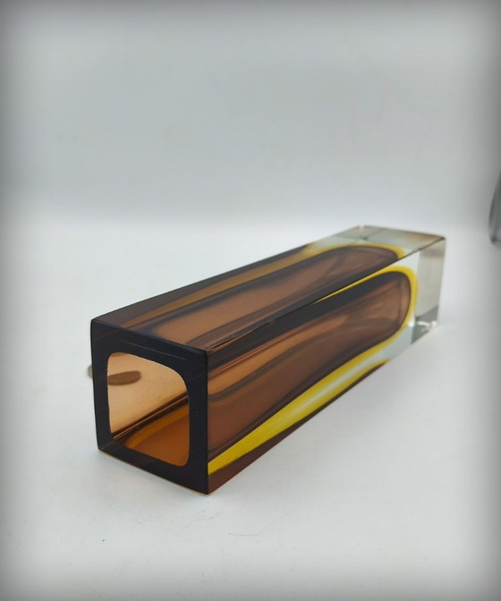 Image 1 of XXL Sommerso Vase By Flavio Poli, Murano, Italy, 1950s