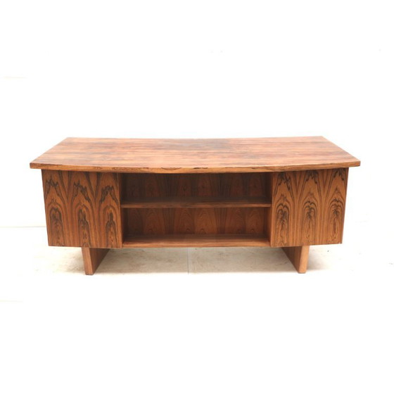 Image 1 of Large rosewood vintage boomerang desk / executive desk from the 1960s