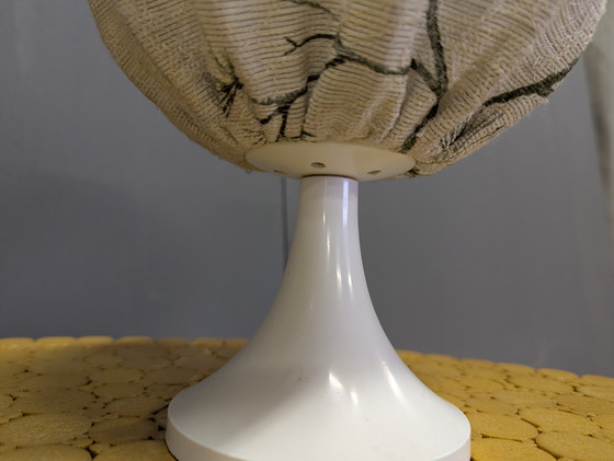 Image 1 of Set 2 vintage nachtlampjes wol/ kunststof