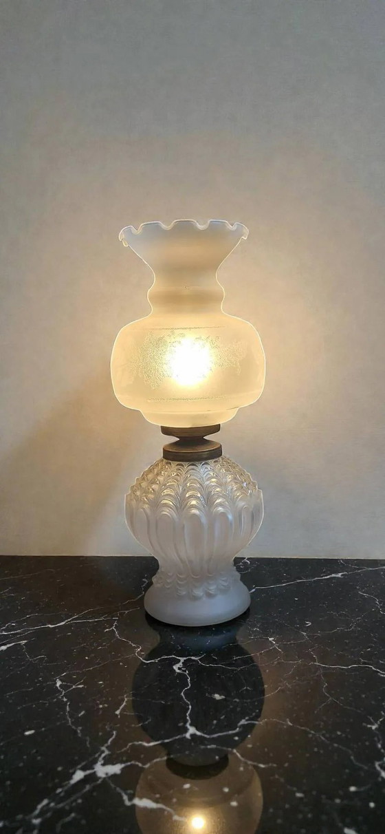 1970s glass lamp – Table lamps, Crystal (photo 6 of 7)