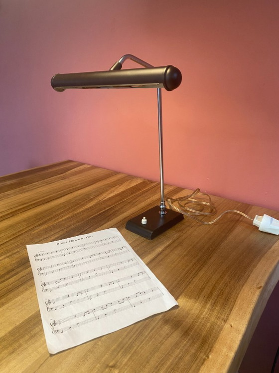 Lampe de piano HECA Edam par H.Th.J.A. Busquet | Design Mid-Century Néerlandais | Années 1950 – Metal (photo 16 of 19)