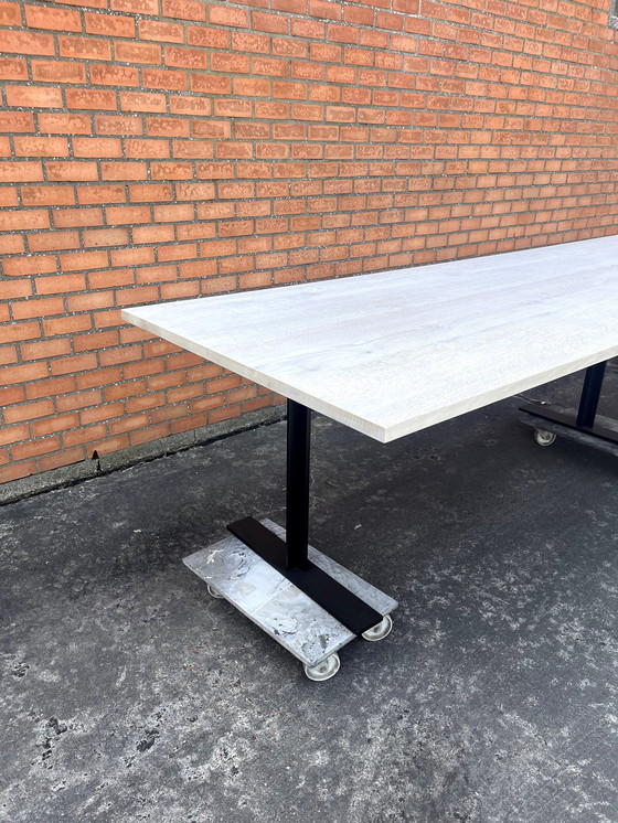 Image 1 of Tavolo da pranzo in rovere massello – 400 x 110 cm