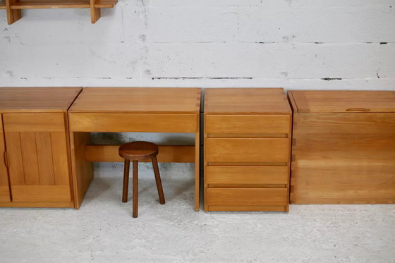 Image 1 of Conjunto de escritorio modular de pino Maison Regain