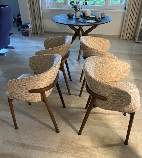 Sedia Artisan Mela noce (set di 4) – Sedie da pranzo, Tessile, Legno (photo 9 of 10)