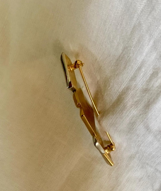 Spilla modernista vintage — Lapponia Spirit, stile scandinavo, pezzo raro – Regali, Metal (photo 5 of 8)