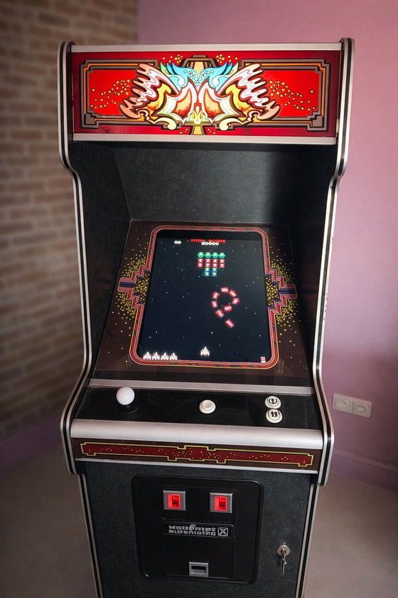 Image 1 of Macchina arcade d'epoca - Mobiletto Hellomat - 50 giochi - Restaurato - Con ricevuta