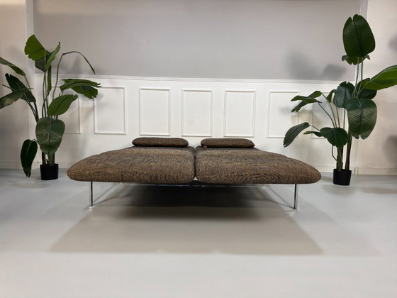 Image 1 of Divano letto in tessuto marrone Brühl Roro Designer