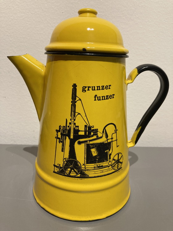 Image 1 of Servizio da caffè vintage in smalto