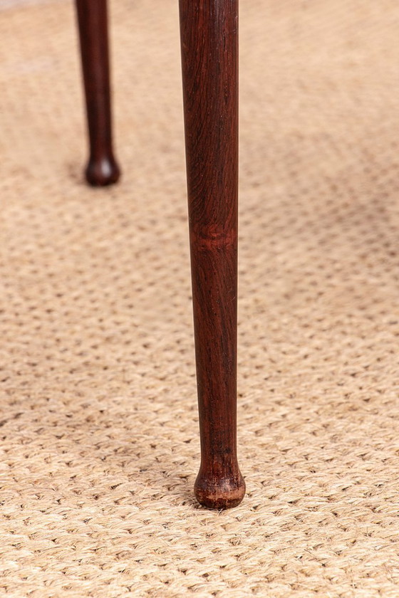 Image 1 of Drei dänische Satztische aus Palisanderholz von Mobelintersia, 1960.