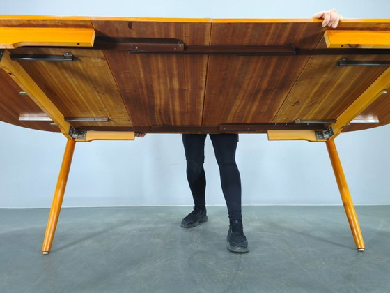 Image 1 of Danish Mid Century Teak Extendable Dining Table, 1960s