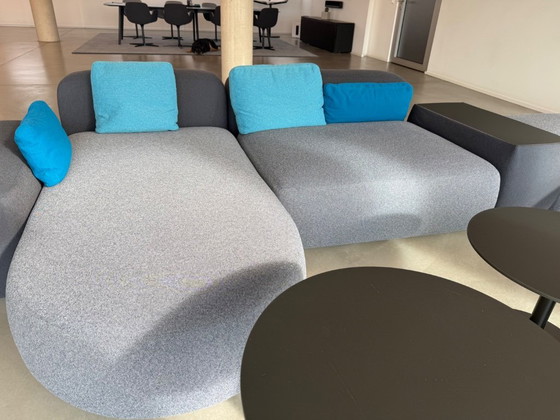 Image 1 of Sofá lounge LaPalma PLUS gris + Mesa LaPalma Brio