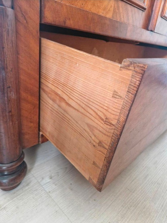 Antique display cabinet circa 1880, walnut, Louis-Philippe – Wood (photo 4 of 5)