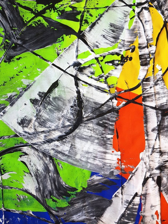 Image 1 of Jürgen Angeler - Green Gemstone - 200 x 140 cm