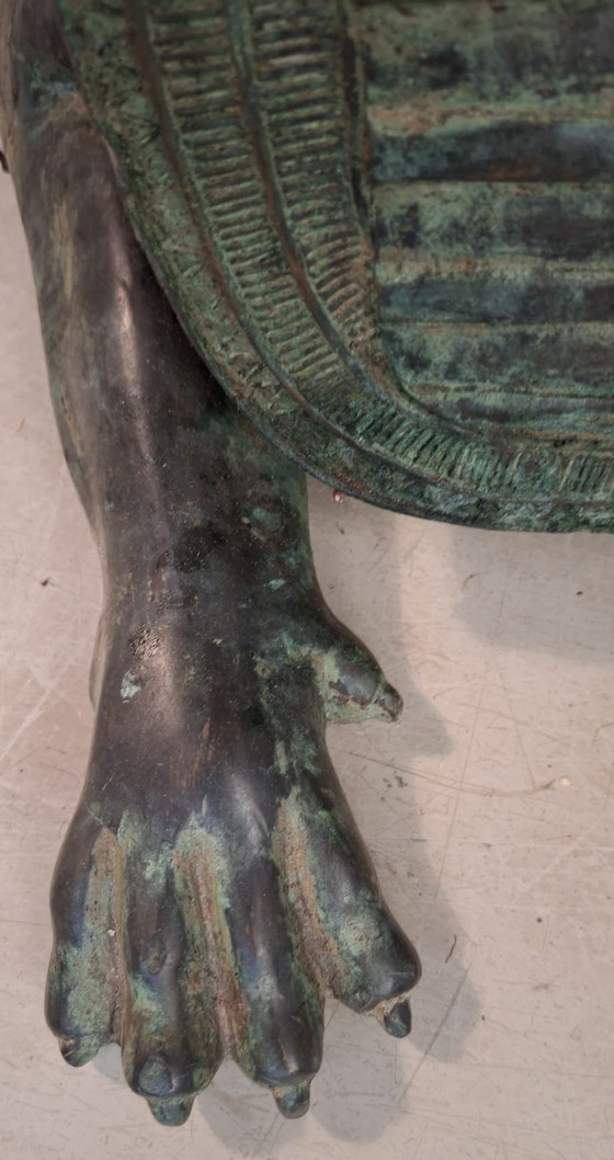 Image 1 of Bronzen Sfinx Hollywood Regency Salontafel 