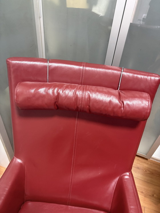 Image 1 of Fauteul – Montis – Madonna – Gerard van den Berg – Rood Leer