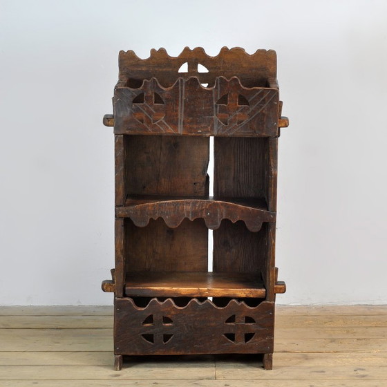 Cabinet d'art populaire roumain, vers 1950 – Meubles de rangement, Wood (photo 2 of 11)