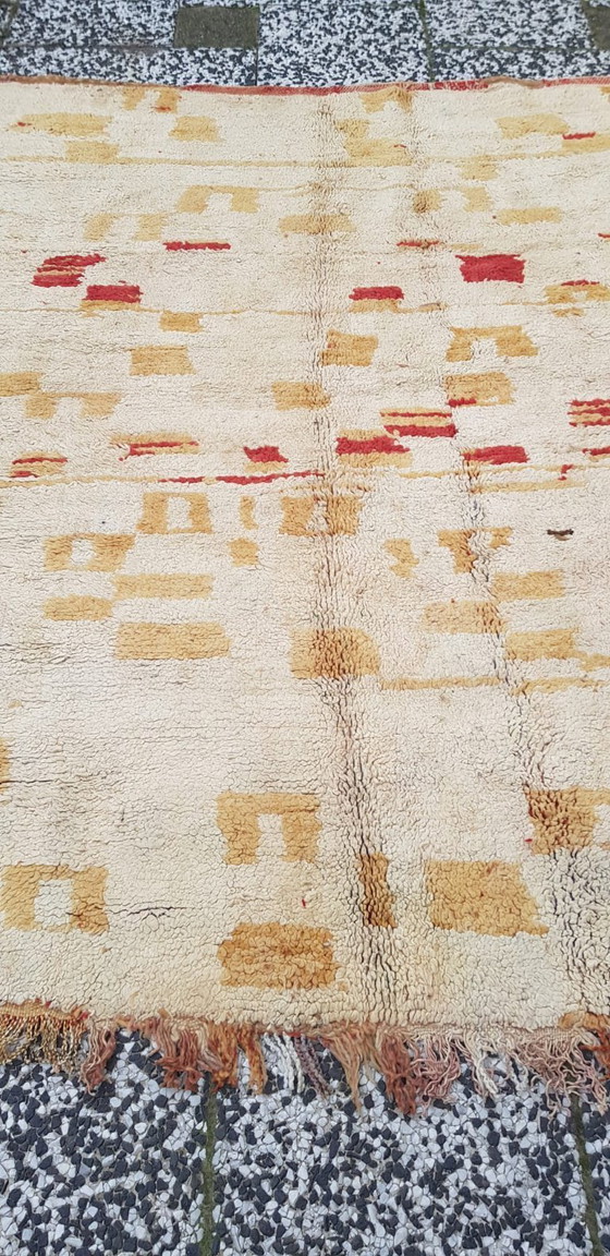 Image 1 of Handgeknoopt Berber kleed wol 199x165cm