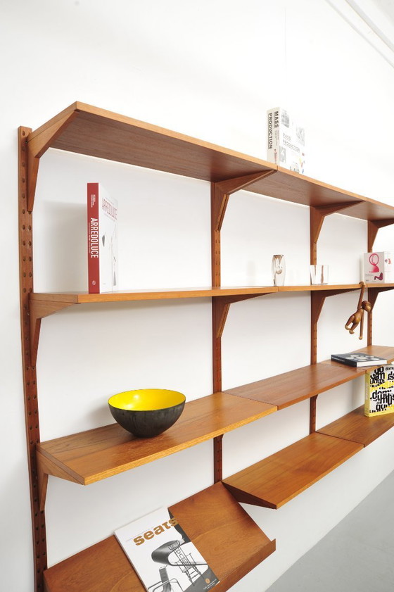 Image 1 of Mensola a muro "Royal System" in teak di Poul Cadovius per Cado (anni '50)