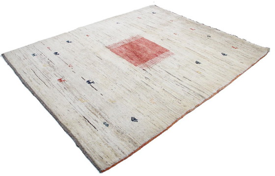 Image 1 of Original Perserteppich Gabbeh Ghashghai Orientteppich 237 cm x 197 cm Alt Natur