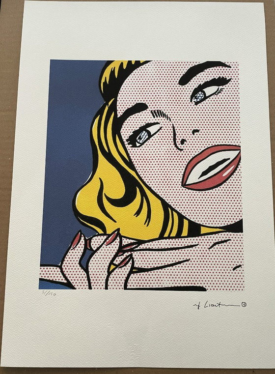 Image 1 of Roy Lichtenstein (1923-1997) - Girl, 1964