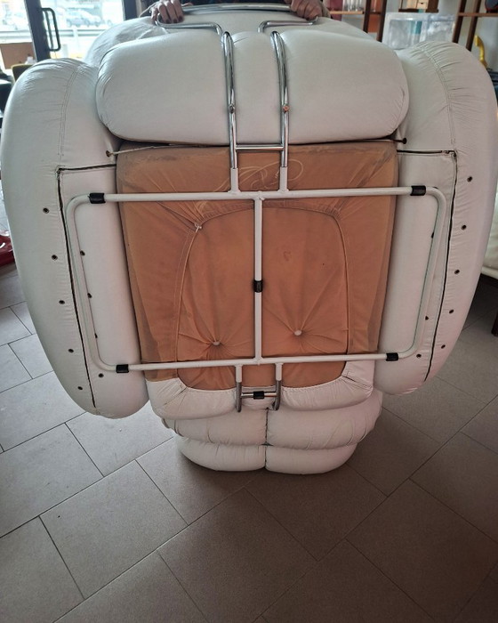 Image 1 of Poltrona e ottomana "OKAY" di A. Piazzesi per 3D Milano '70