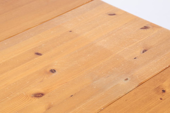 Image 1 of Table de cuisine vintage en pin des années 60 | Mid Century Table de salle à manger rétro des années 70 Bois extensible #05-41