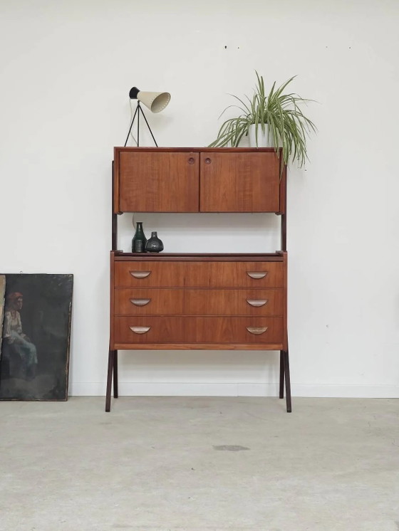 Toeletta/Scrivania di Poul Volther per Orum, Samcom Denmark – Tolette, Wood, Scandinavian (photo 11 of 22)