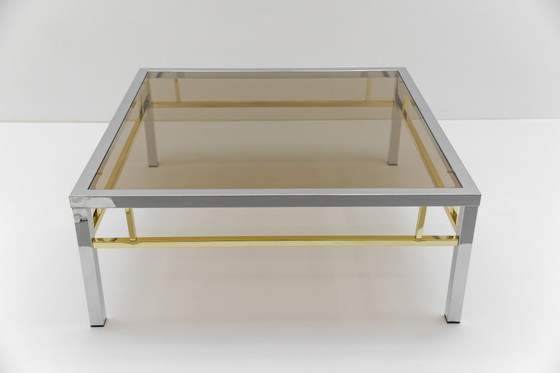 Image 1 of Square Bicolor Coffee Table, 1970s