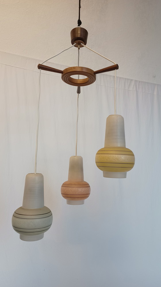 Image 1 of Lámpara colgante escandinava con tres tazas