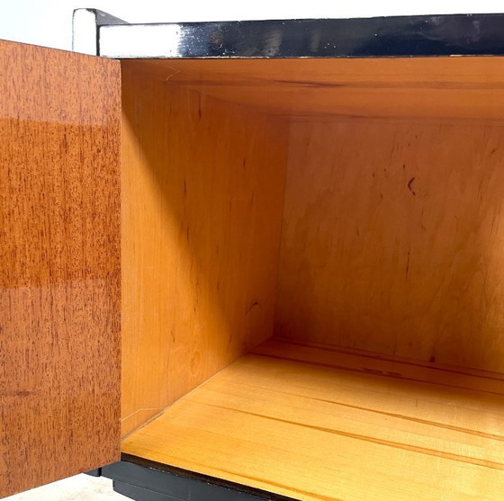 Image 1 of Vintage audiomeubel, notenhout hoogglans 