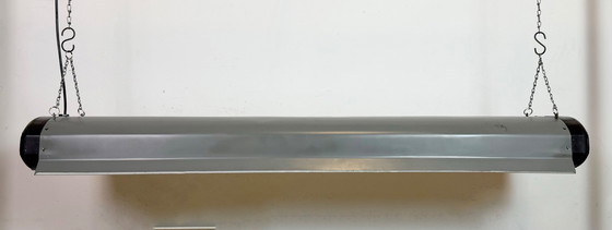Image 1 of Lampada a sospensione industriale grigia di Elektrosvit, anni '60