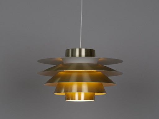 Danish vintage pendant lamp Verona by Svend Middelboe, Lyfa, 1962
