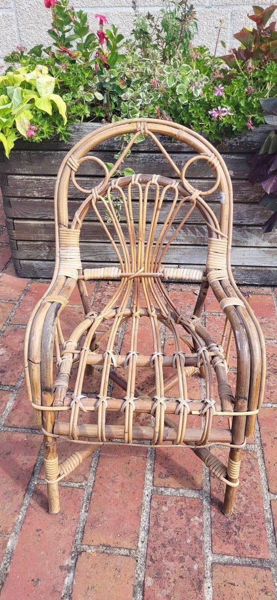 Sillón infantil de ratán – Mecedoras, Wicker, Rattan (photo 7 of 7)