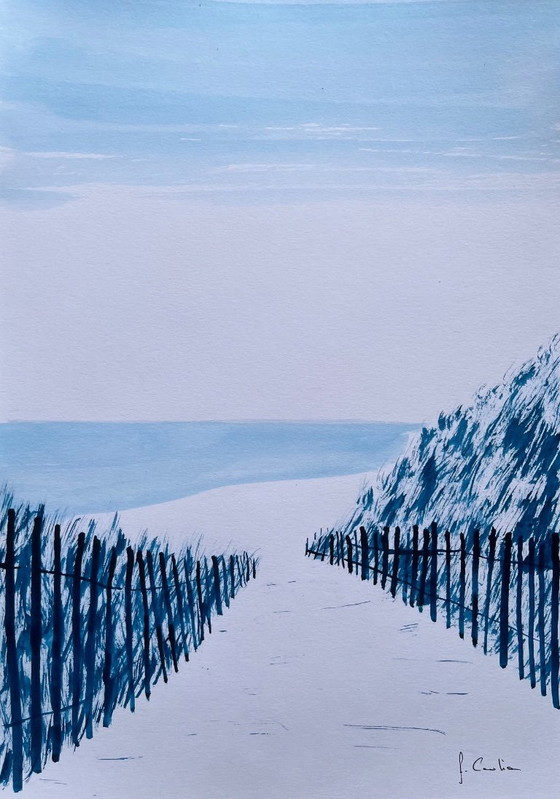 Image 1 of Inchiostro su carta bianca. Dimensioni 30x21 cm.