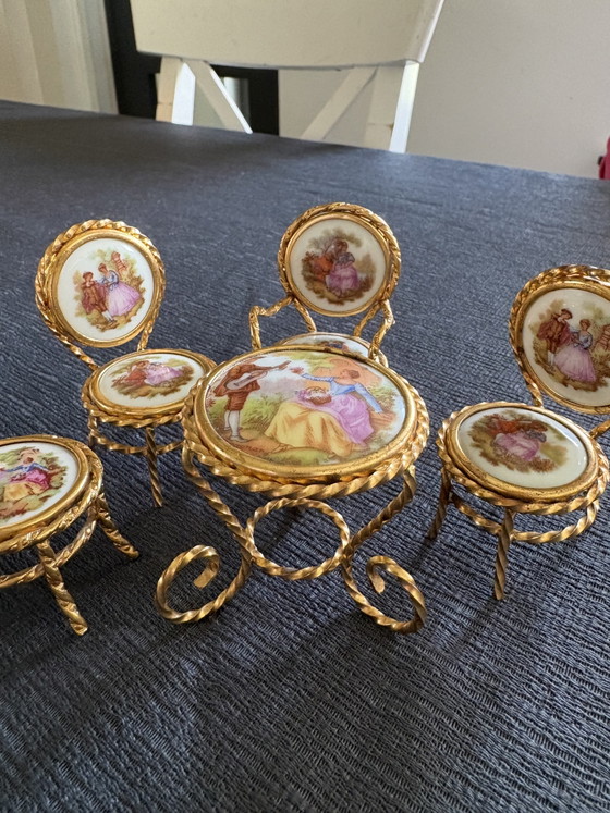 Image 1 of set in miniatura Limoges