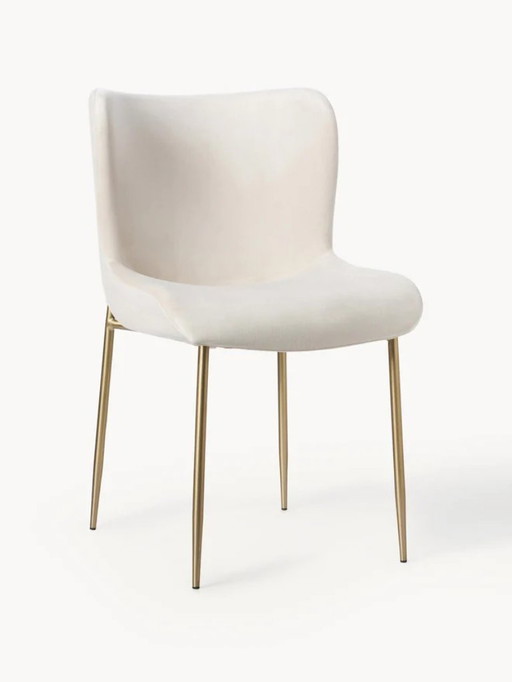 4 velvet chairs