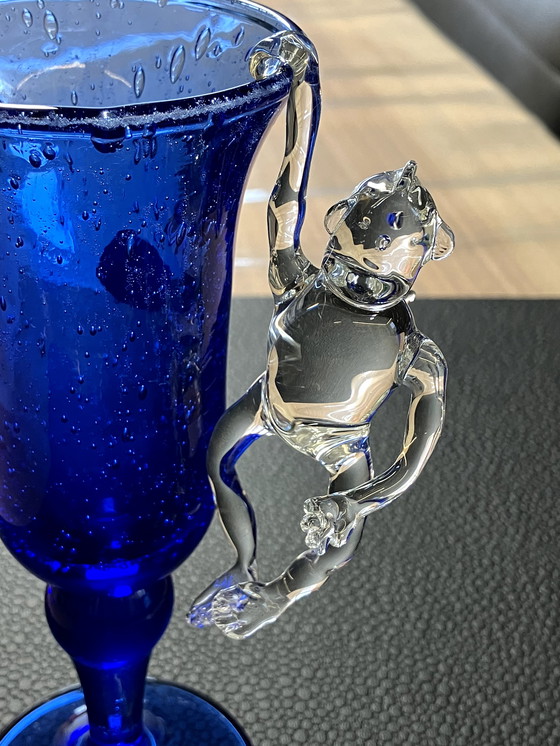 Image 1 of Monkey(You) For Hanging On Glass Own Design And Creation Glass Blowing