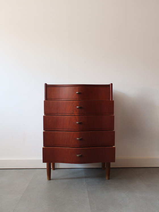 Image 1 of Vintage Deense ladekast in teak 