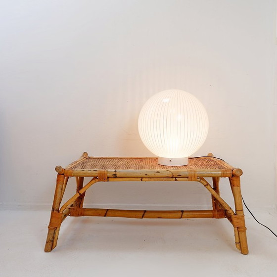 Image 1 of Tischleuchte der Serie Tessuti für Venini, Murano 1970er Jahre - Ø 40cm