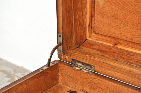 Image 1 of Cómoda antigua de roble con cajones, década de 1900