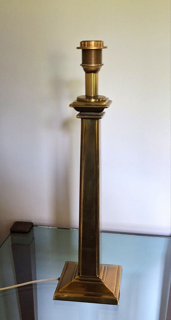 Kullmann Lampe – Tischlampen, Stoff, Messing (photo 9 of 12)