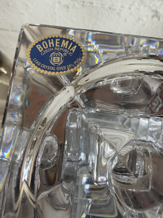 Image 1 of Candelabro de cristal bohemio de los años 70