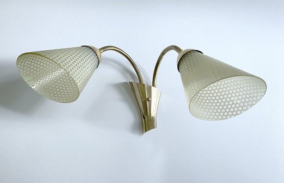 Image 1 of Mid Century  Double Wall Light, 1950S