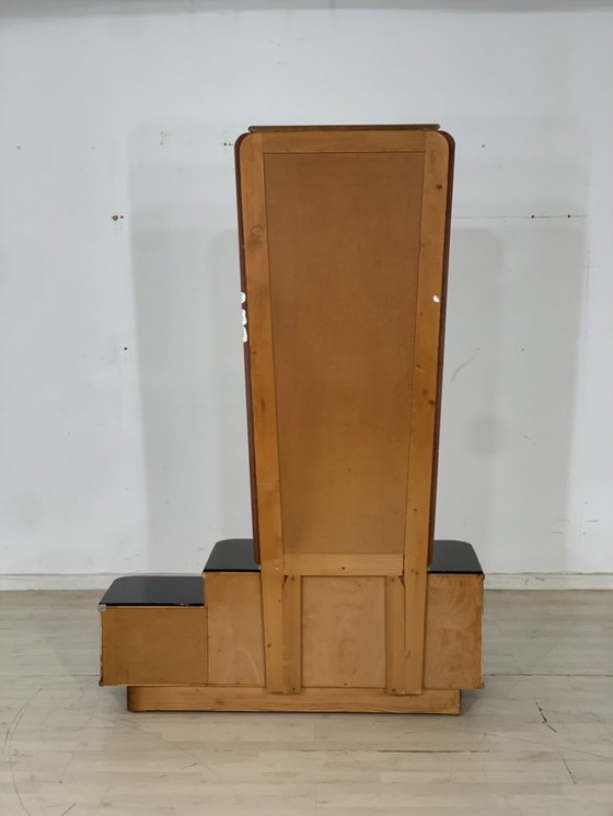 Image 1 of Art Deco mirror chest of drawers Hallway cupboard Bedroom cupboard