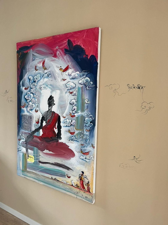 Image 1 of Gemälde des tibetischen Künstlers Tashi Norbu