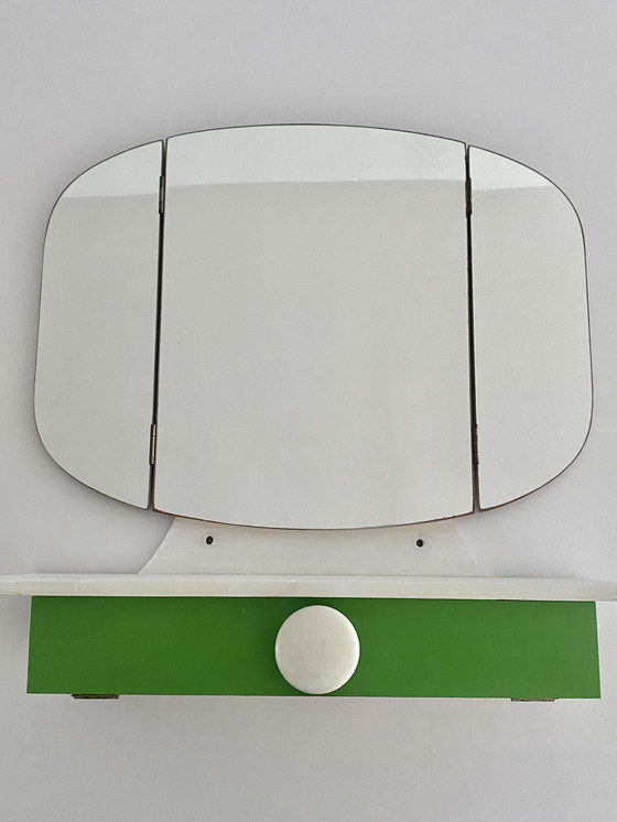 Image 1 of Vintage Retro 70s Hood/Toilet Table Space Age