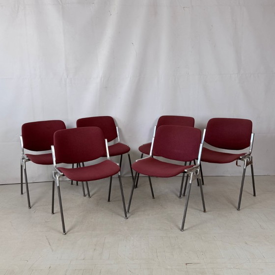 Image 1 of Set di 6 sedie Castelli di Giancarlo Piretti, Italia, anni '80