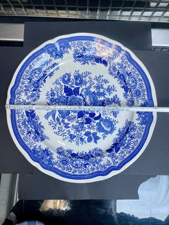 Image 1 of Duo van diepe borden / zeer grote borden Villeroy & Boch_ Fasan / Faisan _ Bleue & Brique