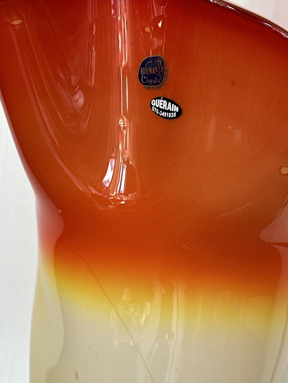 Image 1 of Vintage Italian Murano Flower Vase 1970