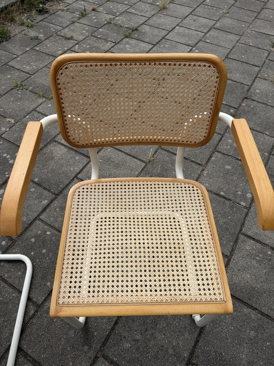 Image 1 of 2 sedie con struttura in tessuto Marcel Breuer